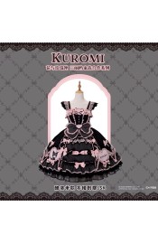 Mademoiselle Pearl Sanrio Kuromi Cape Blouse and Uneven Hem JSK(Reservation/Full Payment Without Shipping)